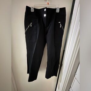St. John size 16 black pants cargo style